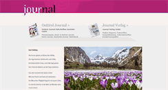 Desktop Screenshot of journalverlag.com